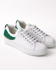 Angel's Ease - White / Emerald Green wing