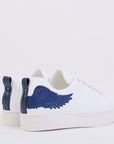 Angel's Ease - White / Midnight Blue Wing