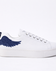 Angel's Ease - White / Midnight Blue Wing