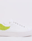 Angel's Ease - White / Lime Green Wing