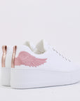 Angel's Rise White / Dusky Pink Wing